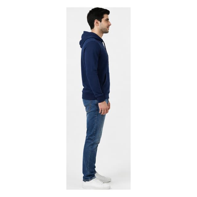 J&J Asger Hoodie - Navy Blue — view 2