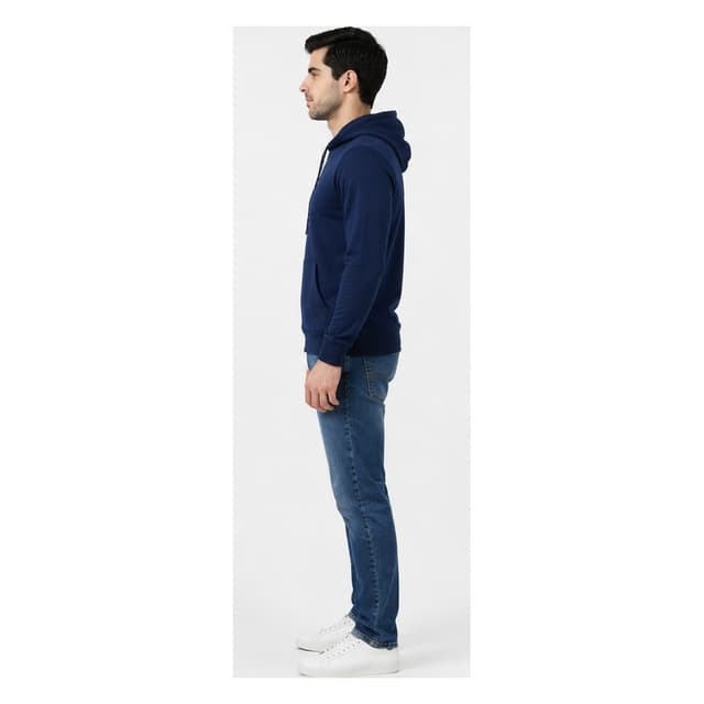 J&J Asger Hoodie - Navy Blue — view 3