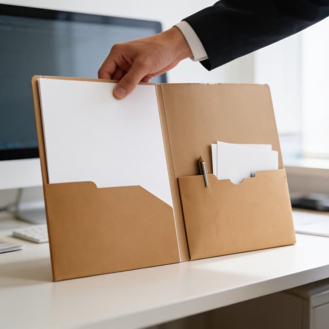 Kraft Folder — view 2