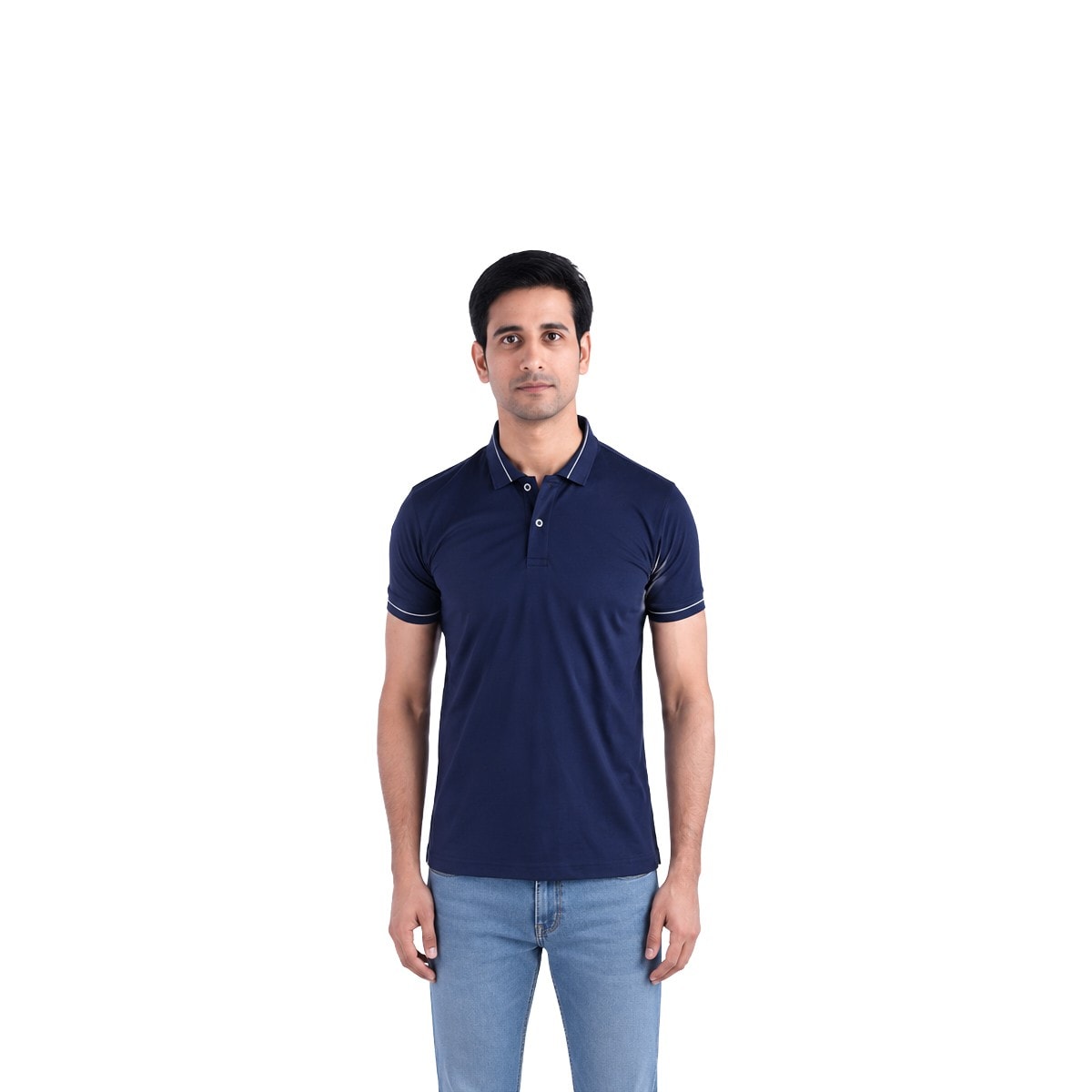 Bugatti Premium Polo T-shirts - Blue — corporate gift with your logo | ZYFTT