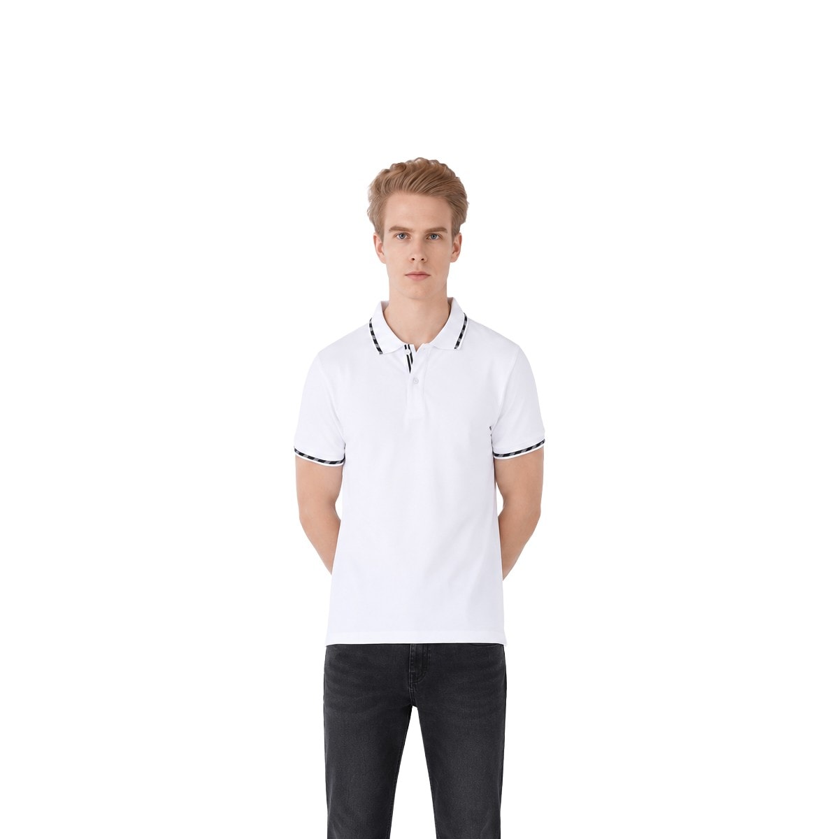 Buggati T-shirts - White — corporate gift with your logo | ZYFTT