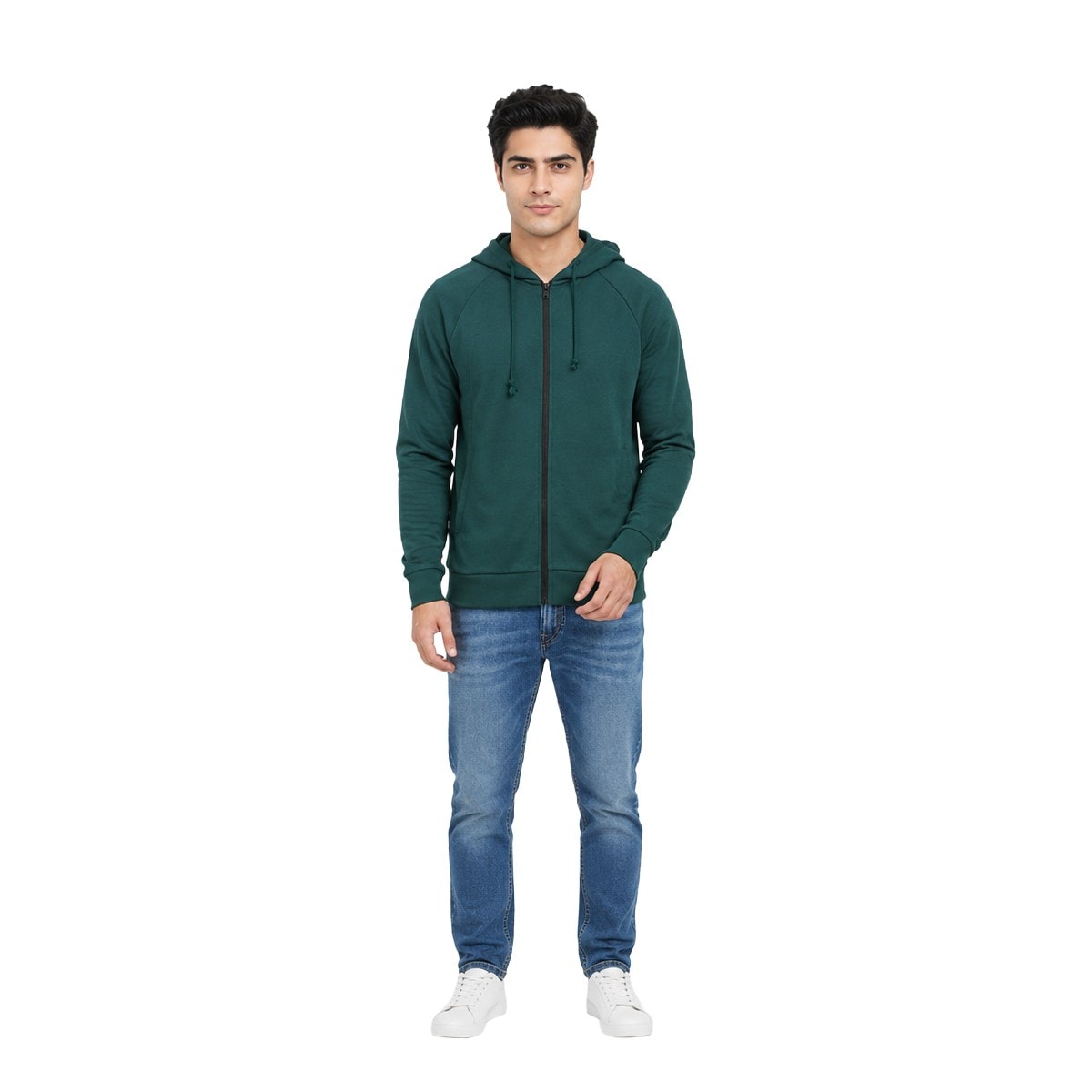 J&J Austin Hoodie - Petrol — corporate gift with your logo | ZYFTT