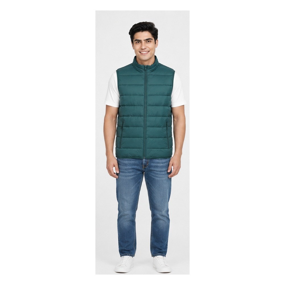 J&J Ethan Puffer - Petrol — corporate gift with your logo | ZYFTT