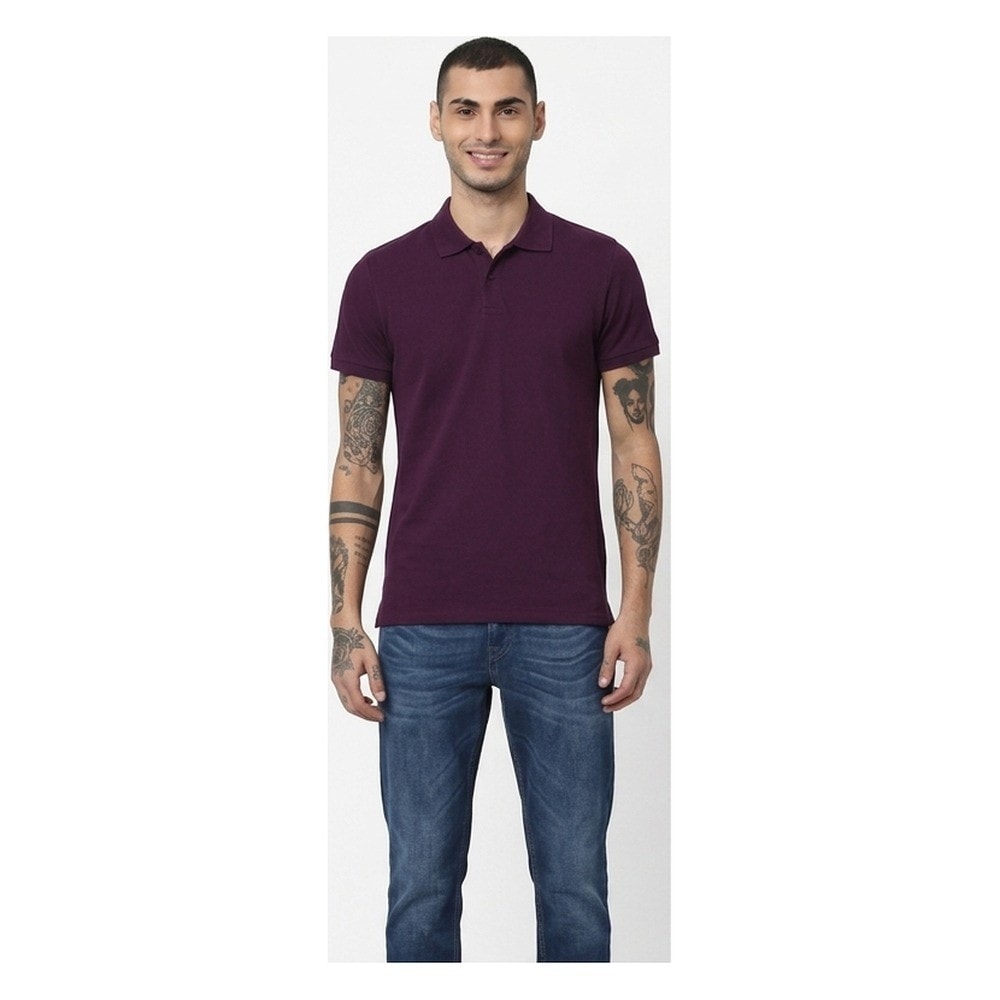 J&J Jacquard Polo T-shirt - Wine — corporate gift with your logo | ZYFTT
