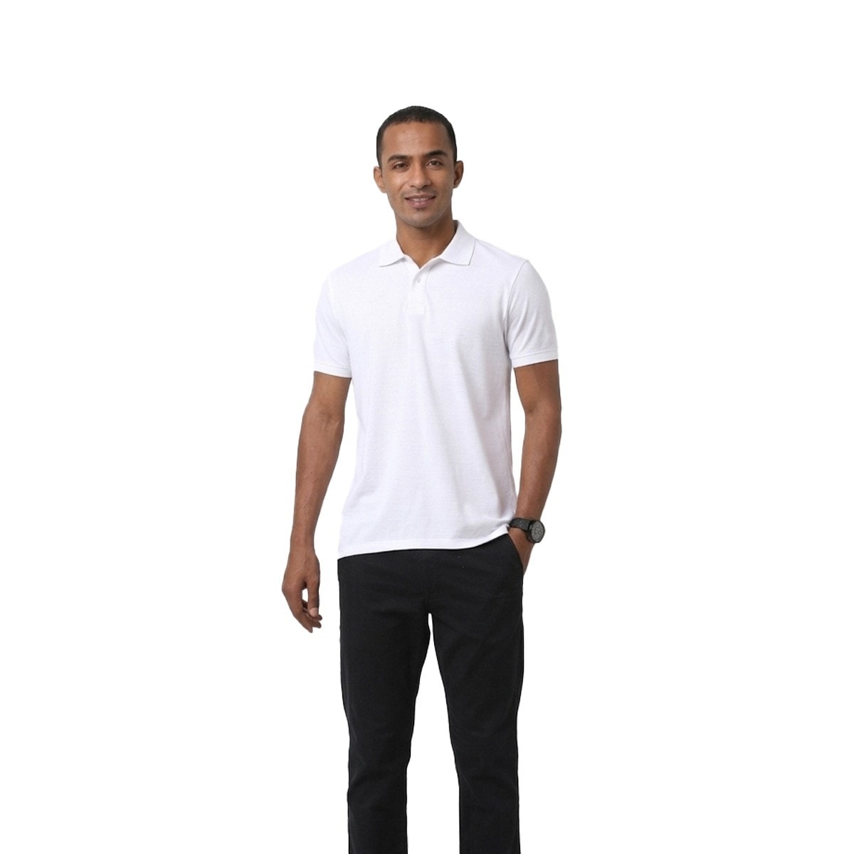 J&J Madd Polo T-shirt - White — corporate gift with your logo | ZYFTT