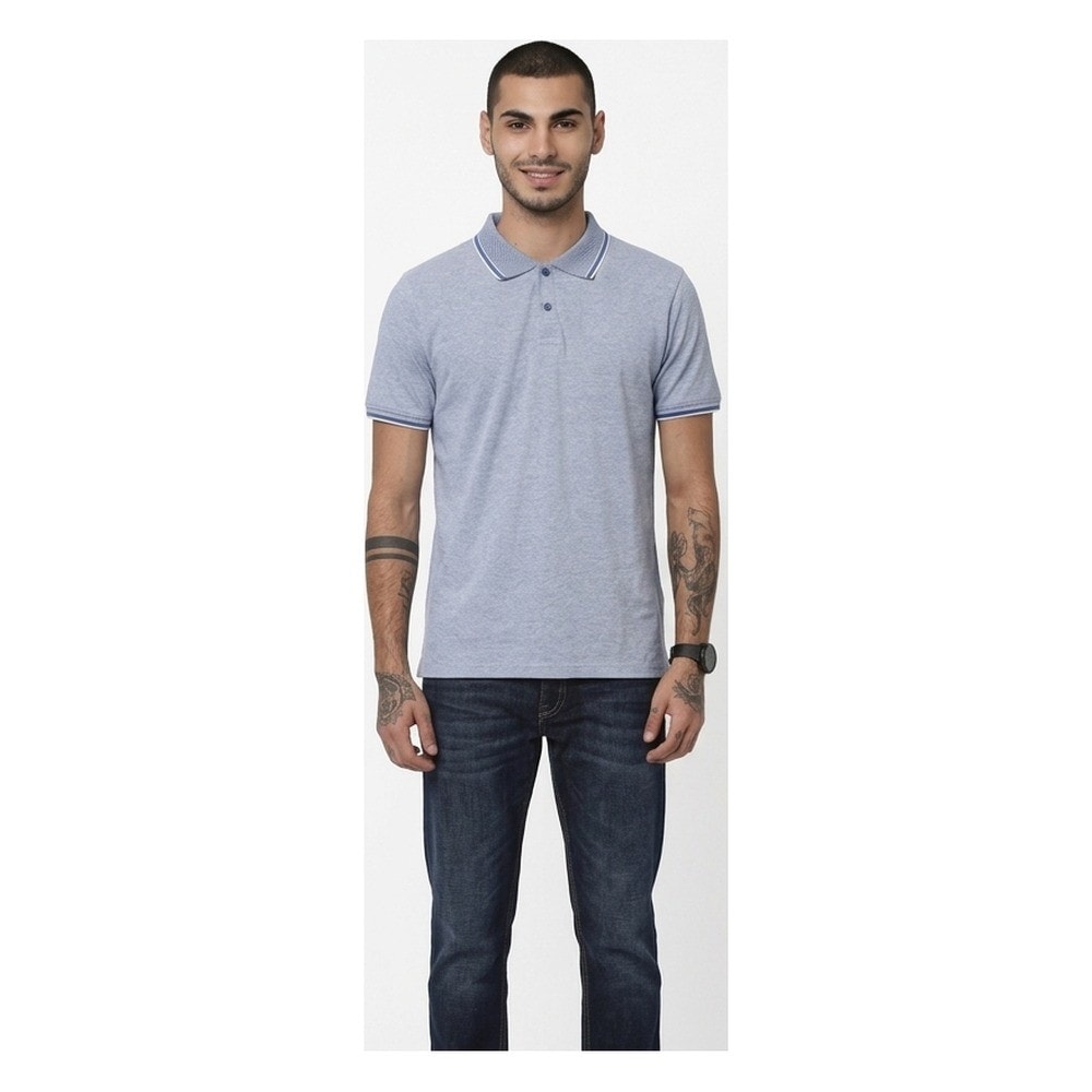 J&J Victor Polo T-shirt - Light Blue — corporate gift with your logo | ZYFTT