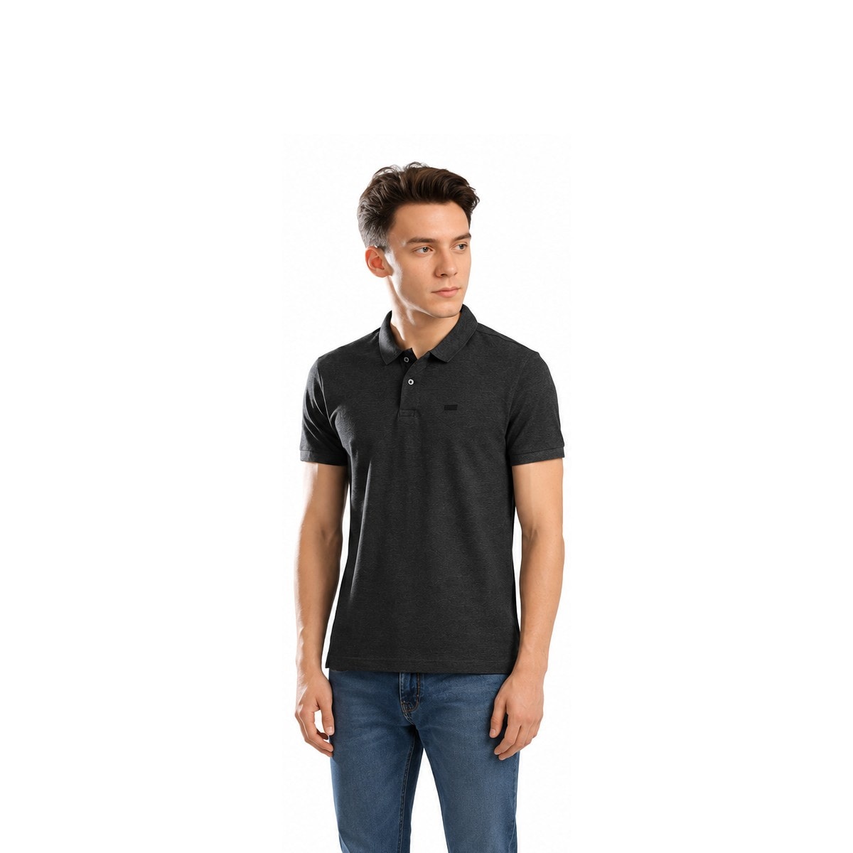 Levis Polo T-shirt - Charcoal — corporate gift with your logo | ZYFTT
