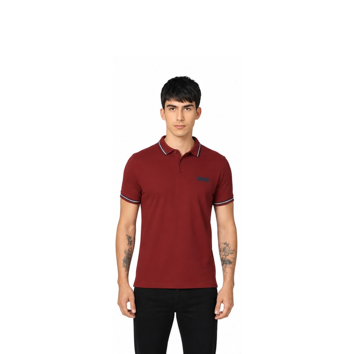 Levis Polo T-shirt with Tipping - Red — corporate gift with your logo | ZYFTT