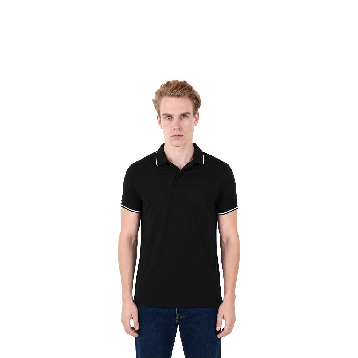 Park Avenue Polo T-shirt - Black — corporate gift with your logo | ZYFTT