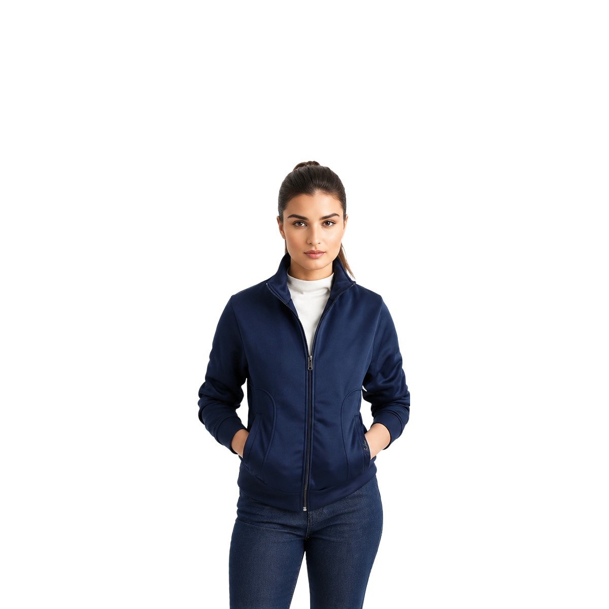 Rare Rabbit Bonded Fleece Jacket - Navy — corporate gift with your logo | ZYFTT