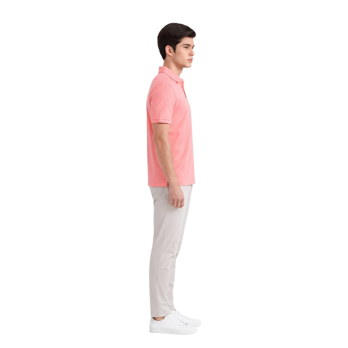 Rare Rabbit Premium Polo - Peach, Royal Blue, Apple Green, Petrol, Light Blue, Navy, Mustard, White & Black alternate