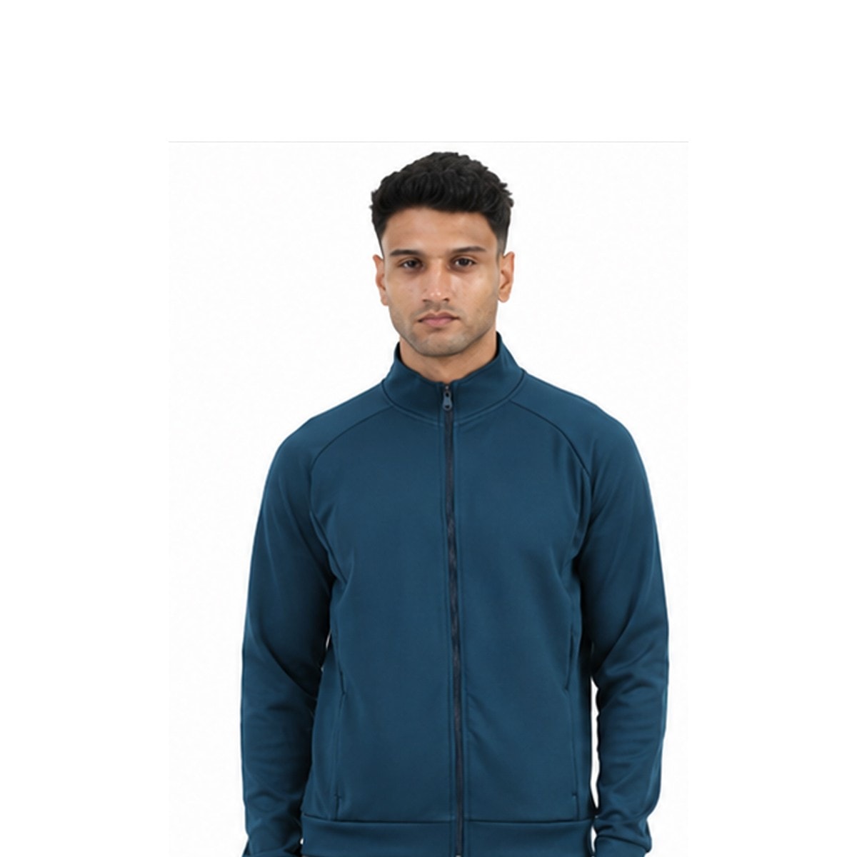 The Tenth House Jet Setter Jacket - Teal Blue, Black — corporate gift with your logo | ZYFTT