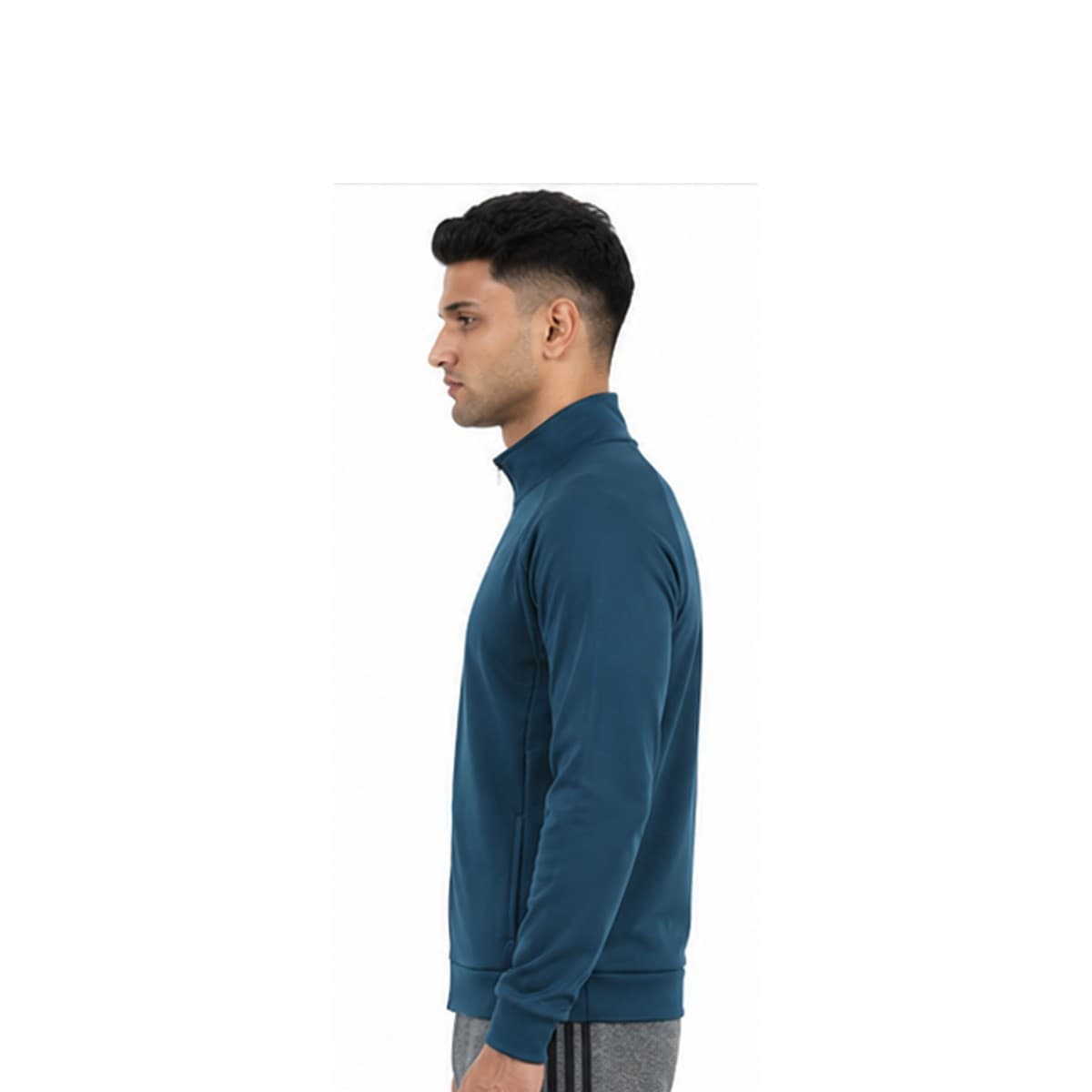 The Tenth House Jet Setter Jacket - Teal Blue, Black alternate