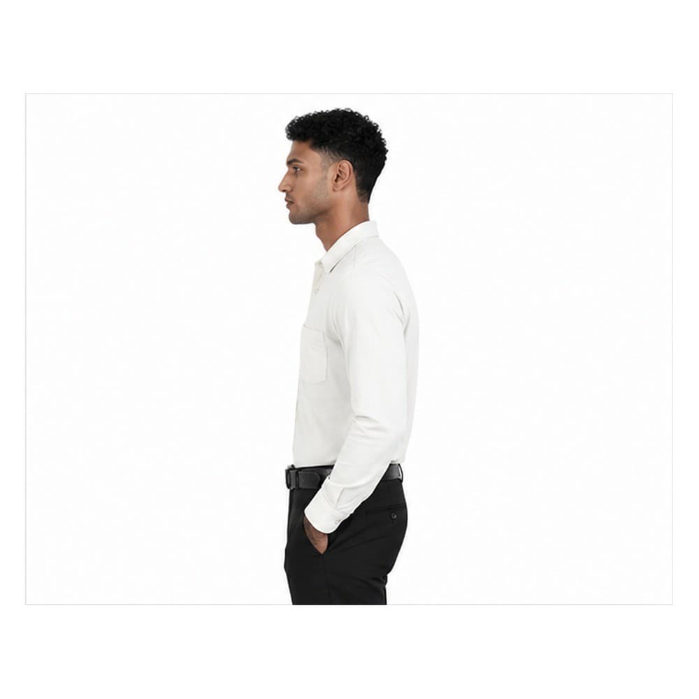 The Tenth House Shirt-Tee - Off White, Light Blue alternate
