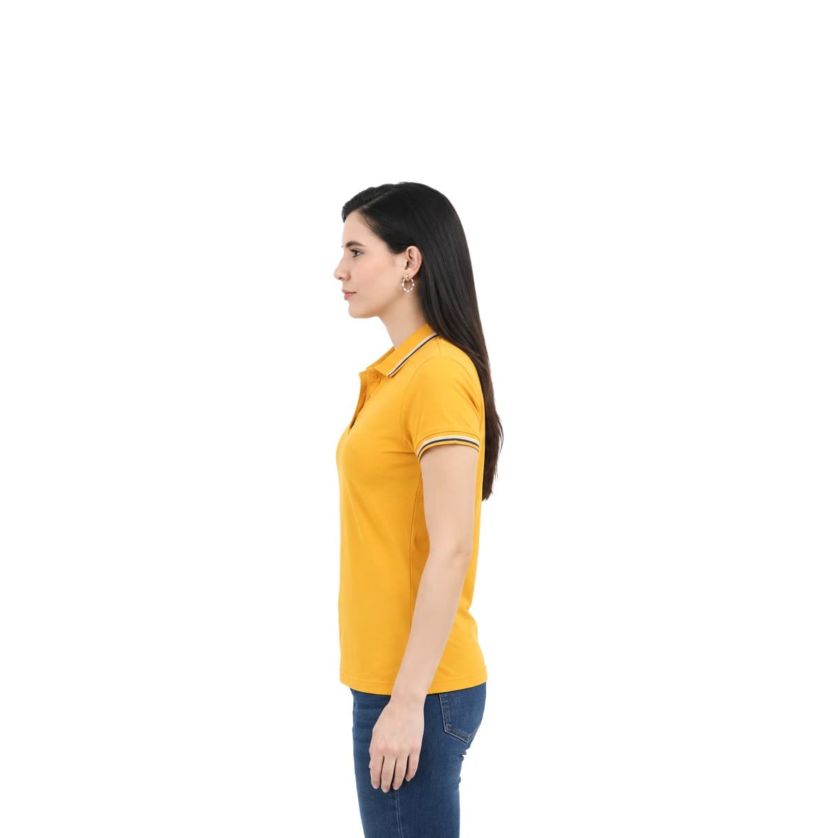 UCB Lyrca Polo - Yellow, Blue, Green, Grey, Lemon Yellow alternate