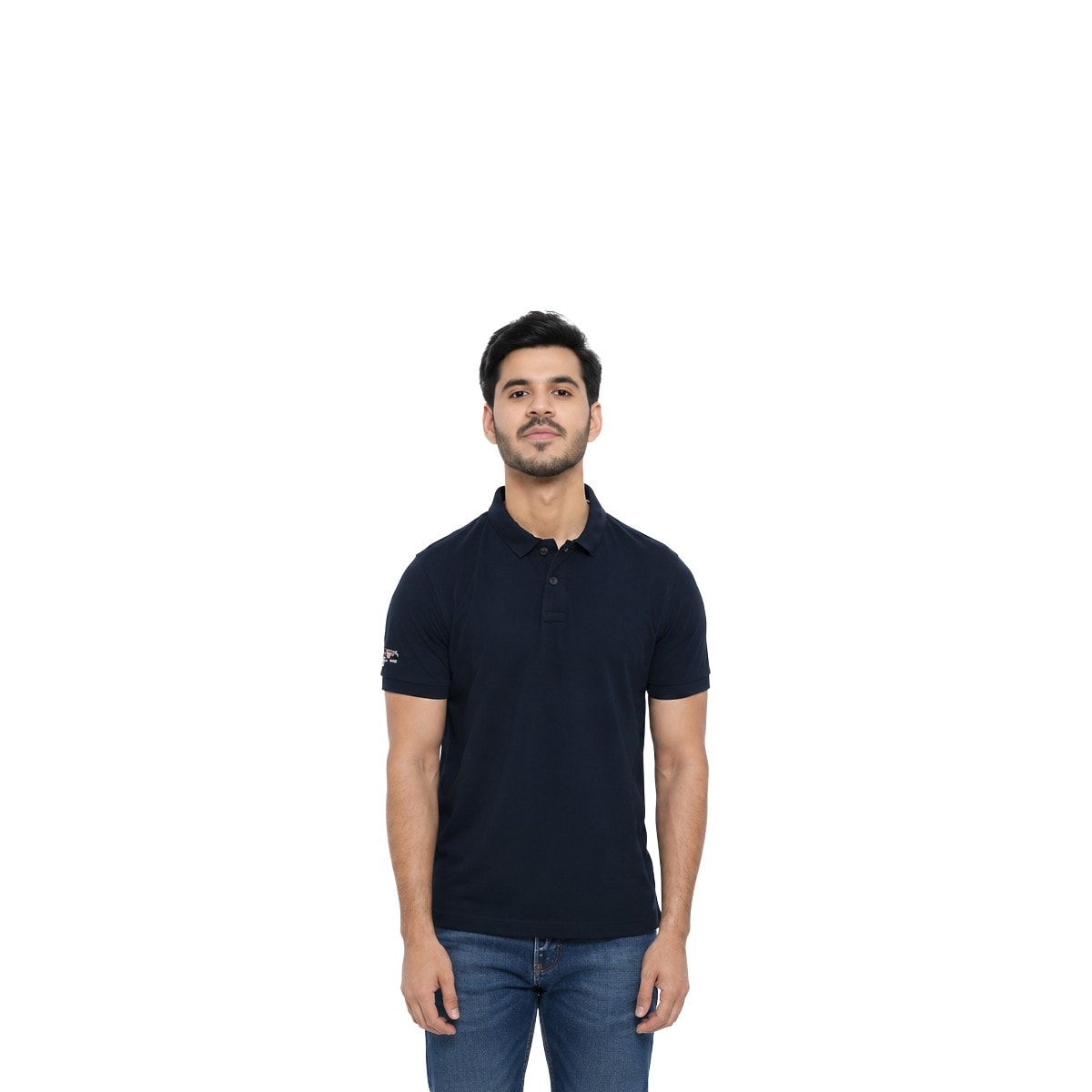 USPA Polo T-Shirt - Navy — corporate gift with your logo | ZYFTT