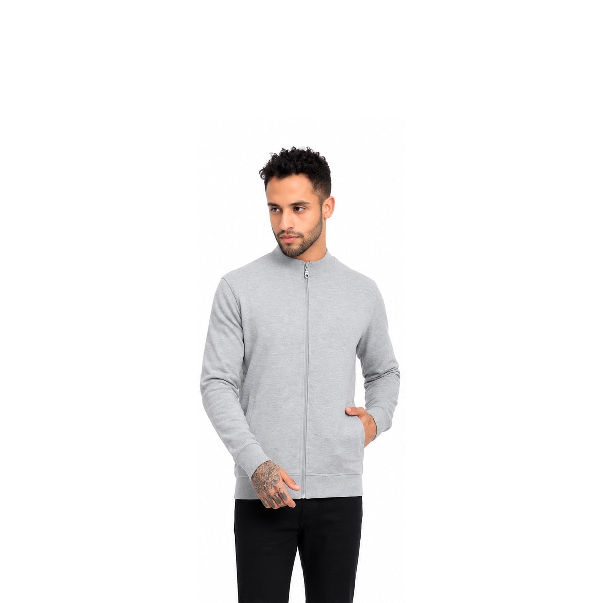 USPA Sweatshirt - Grey & Navy — corporate gift with your logo | ZYFTT