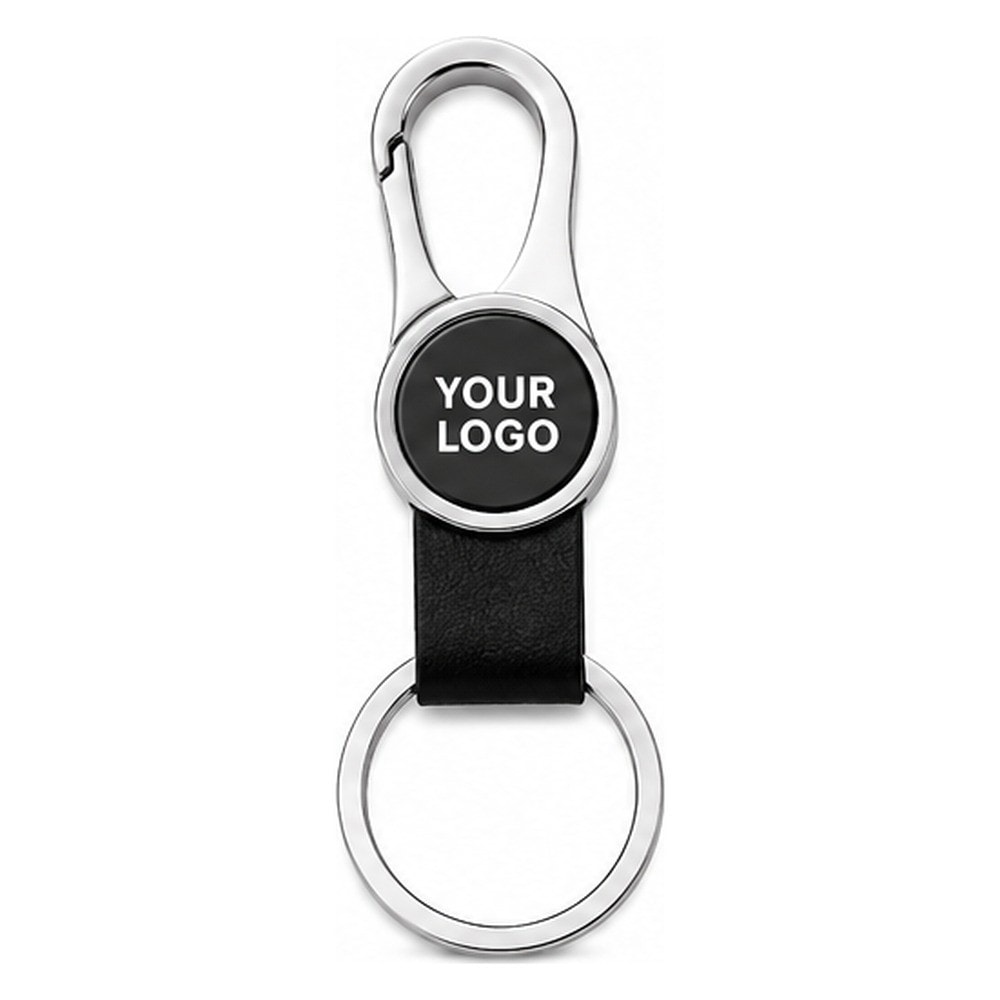 Round Hanging Metal Keychain — corporate gift with your logo | ZYFTT