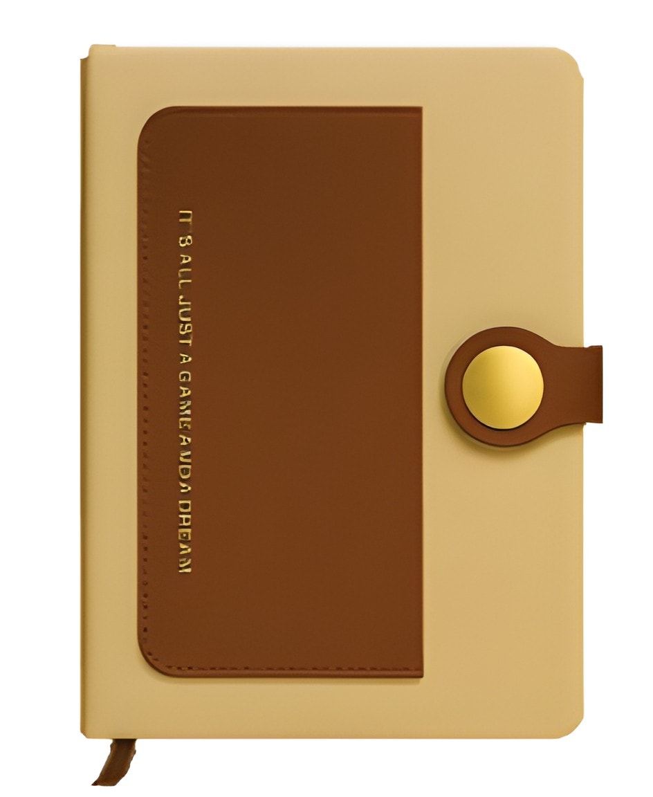 A5 notebook with Extra Pocket and Round Flap Closure — corporate gift with your logo | ZYFTT