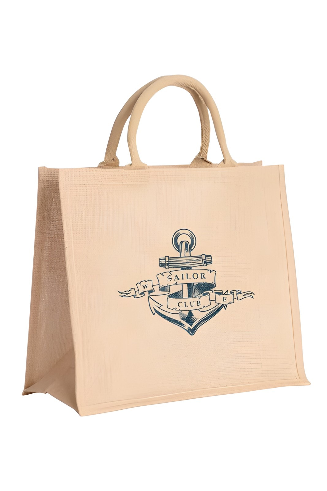 Brown Printed Jute Bag — corporate gift with your logo | ZYFTT