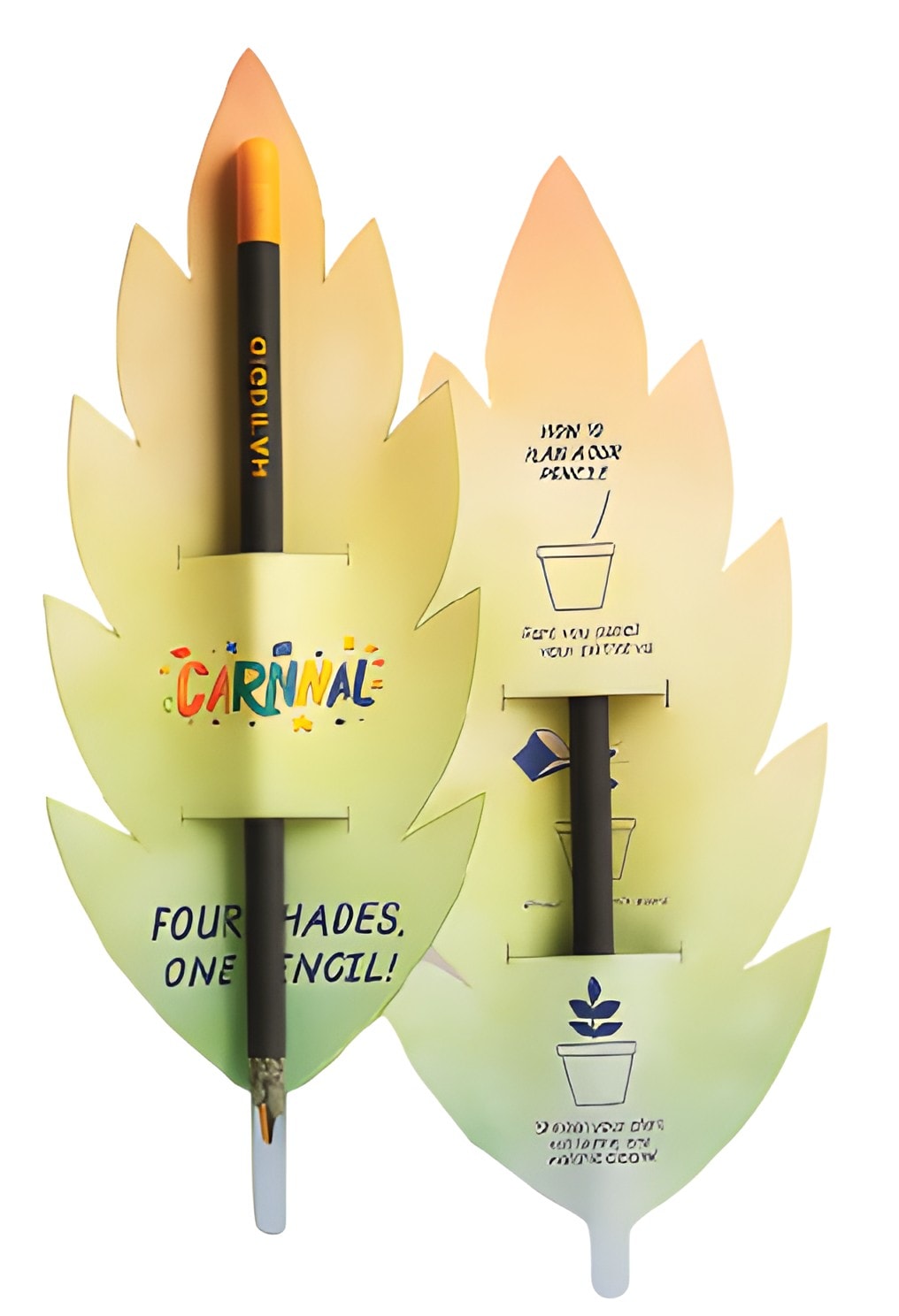 Carnival 4 in1 Seed Pencil (Flap) — corporate gift with your logo | ZYFTT