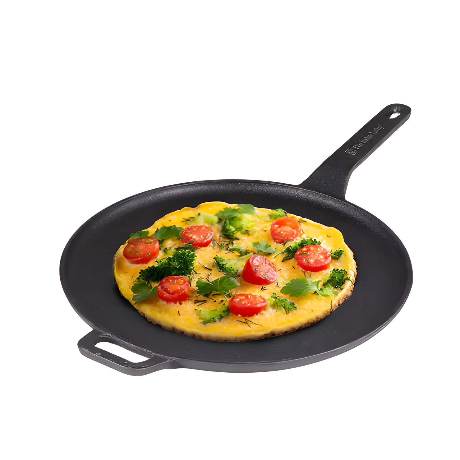 Cast Iron Tawa With Long Handle 29cm — corporate gift with your logo | ZYFTT