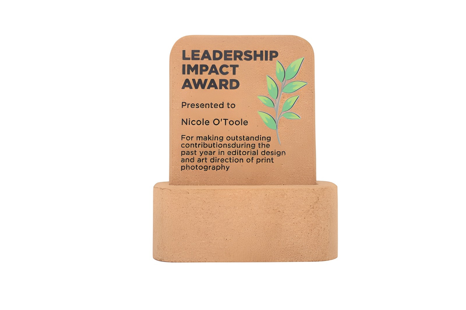 Cork Trophy 13 — corporate gift with your logo | ZYFTT