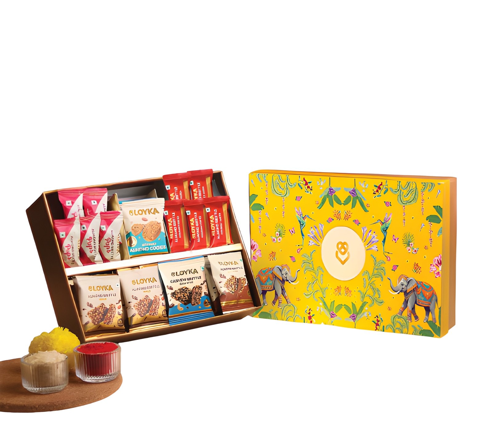 Elegant Tropical Choco Box — corporate gift with your logo | ZYFTT