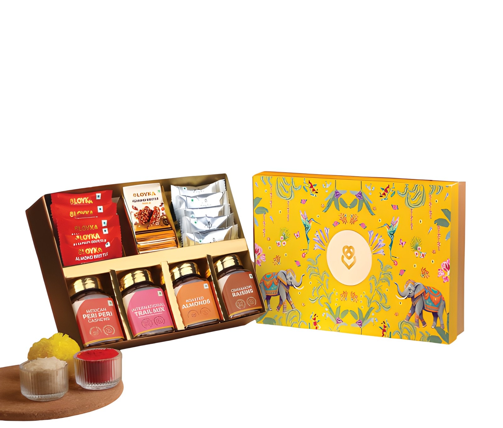 Elegant Tropical Nutty Box — corporate gift with your logo | ZYFTT