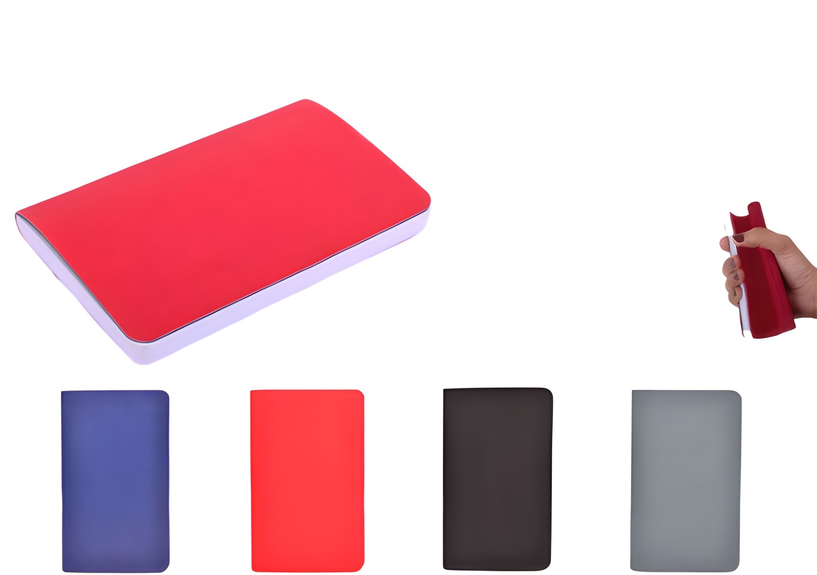 Flexible Pocket Notebook With Ruled & Checked Pages — corporate gift with your logo | ZYFTT