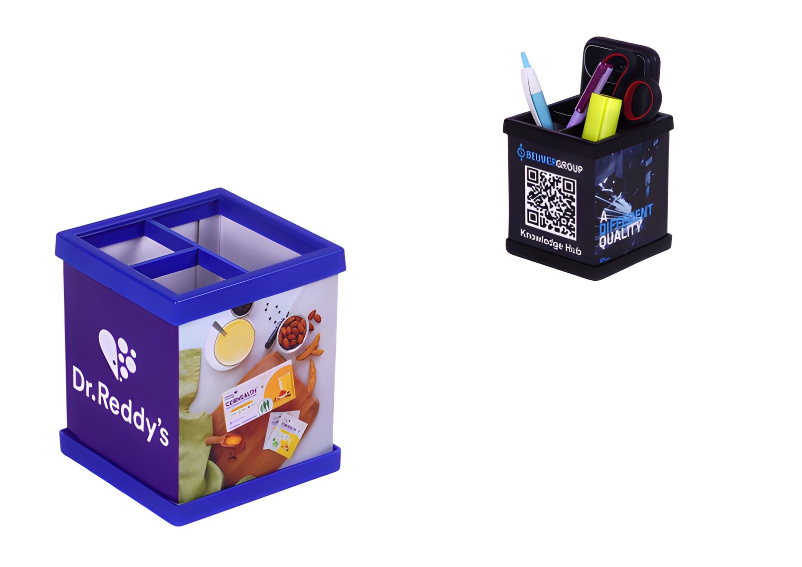 Folding Customized Pen Stand Table Top — corporate gift with your logo | ZYFTT
