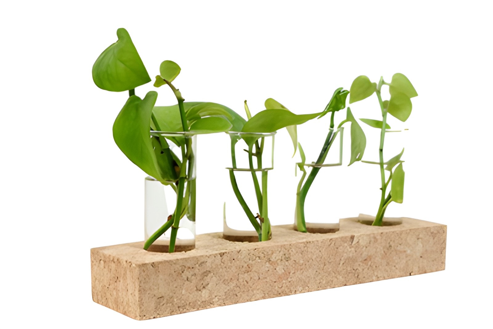 Four Bloom Planter Natural — corporate gift with your logo | ZYFTT