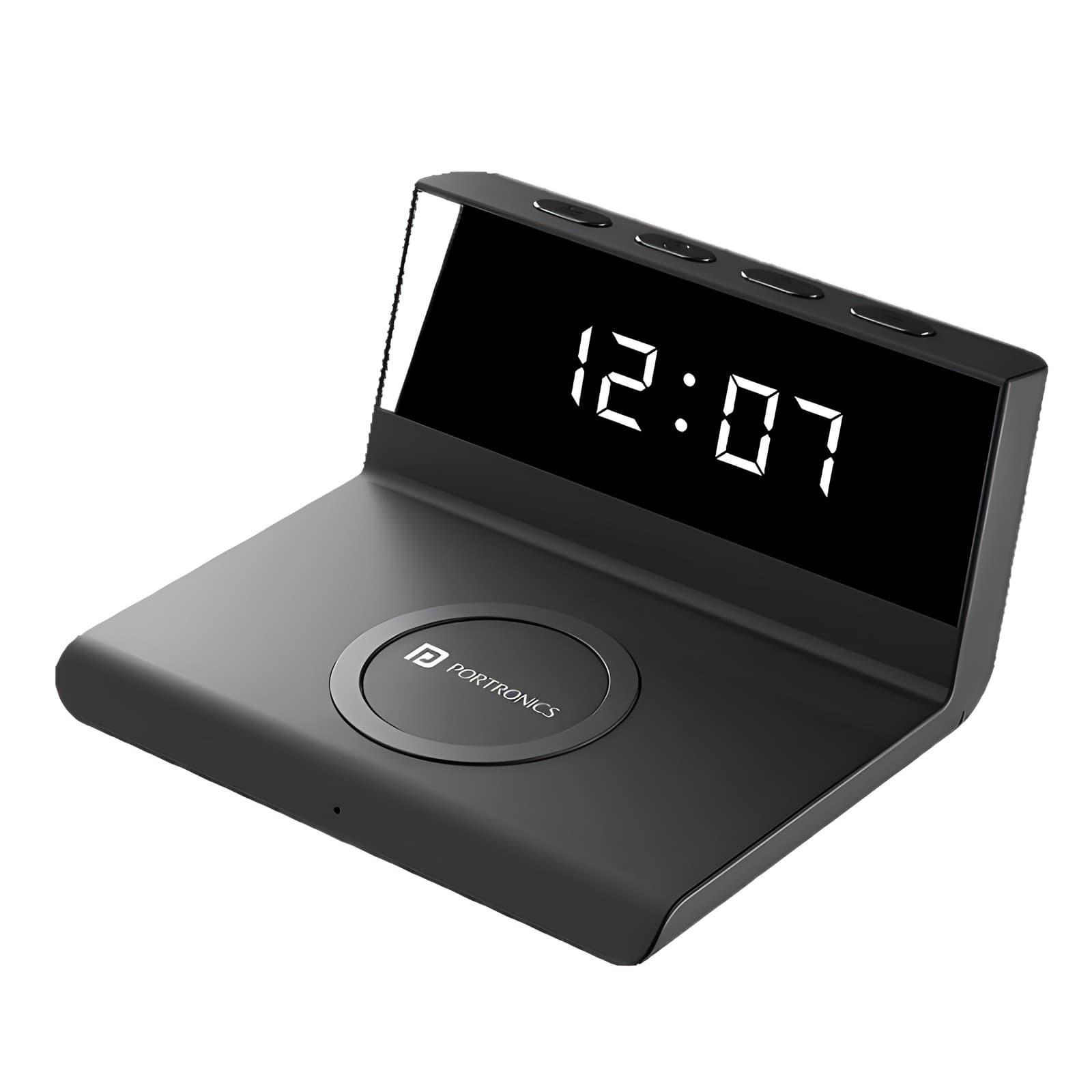 Freedom 4A Desktop Wireless Charger With Digital Alarm Clock