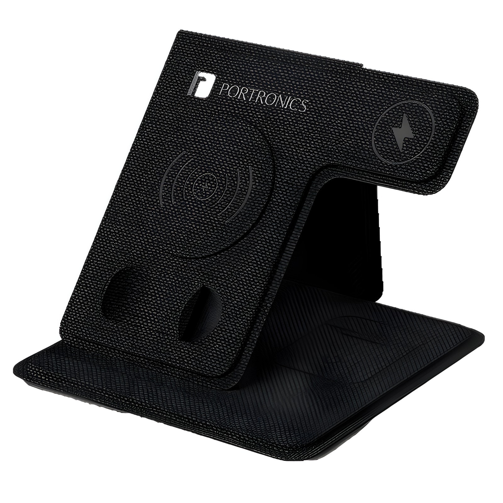 Freedom Fold 3 ‘3-In-1’ Foldable Wireless Charger With Premium PU Leather — corporate gift with your logo | ZYFTT