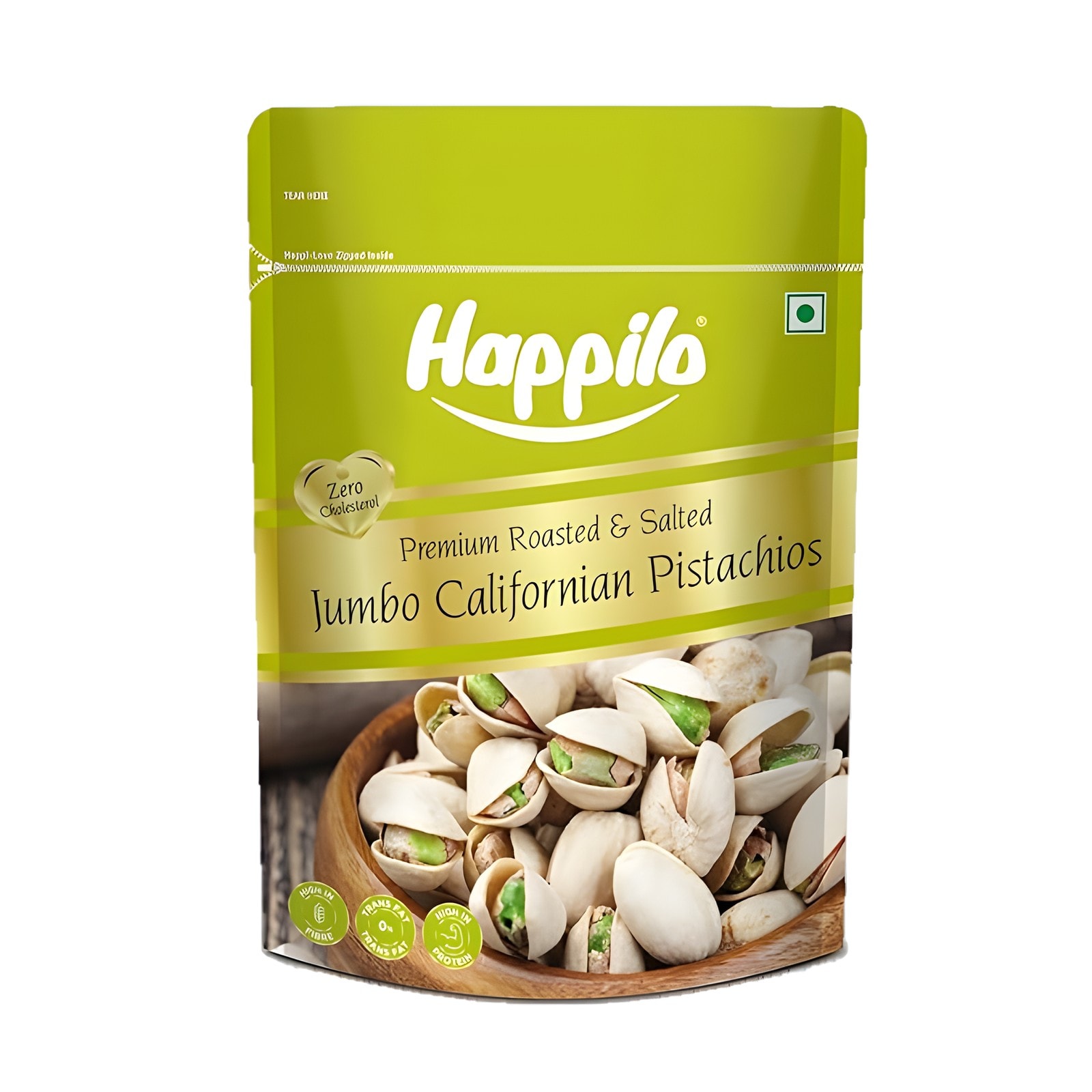 Happilo Jumbo Roasted & Salted Californian Pistachios 500g — corporate gift with your logo | ZYFTT