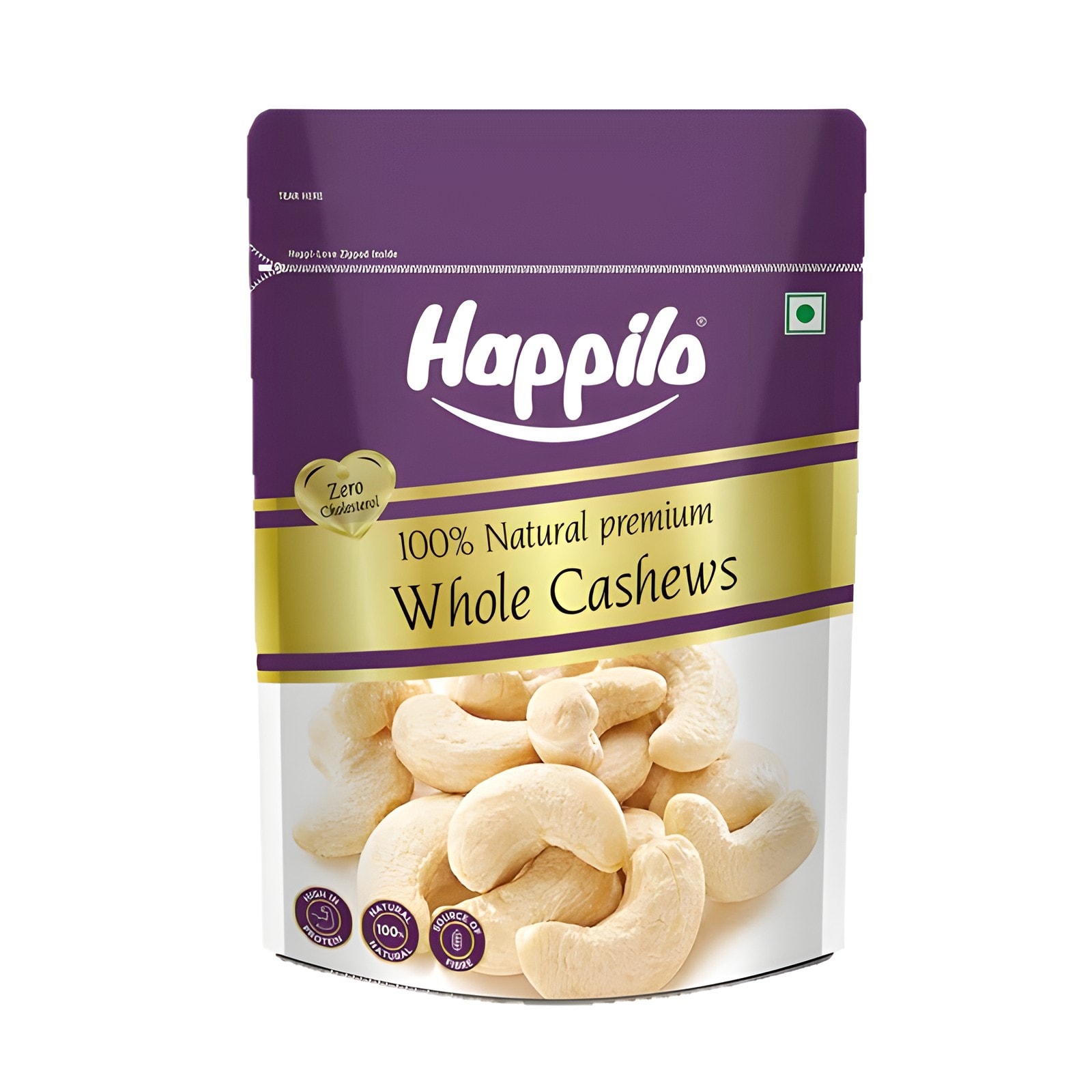 Happilo Premium Whole Cashew Nuts 500g — corporate gift with your logo | ZYFTT