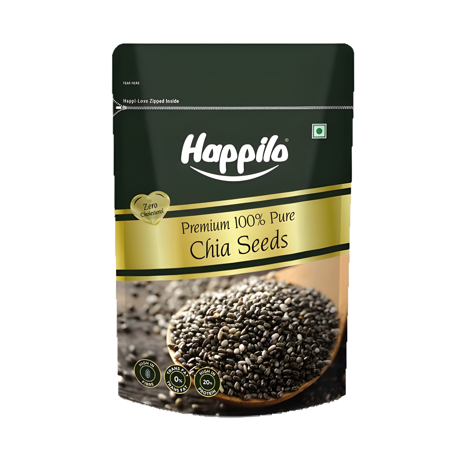 Healthy & Raw Black Chia Seeds 200g — corporate gift with your logo | ZYFTT