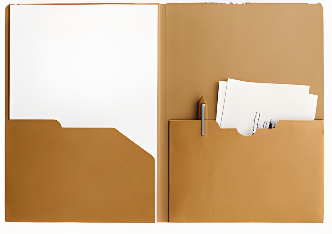Kraft Folder — corporate gift with your logo | ZYFTT