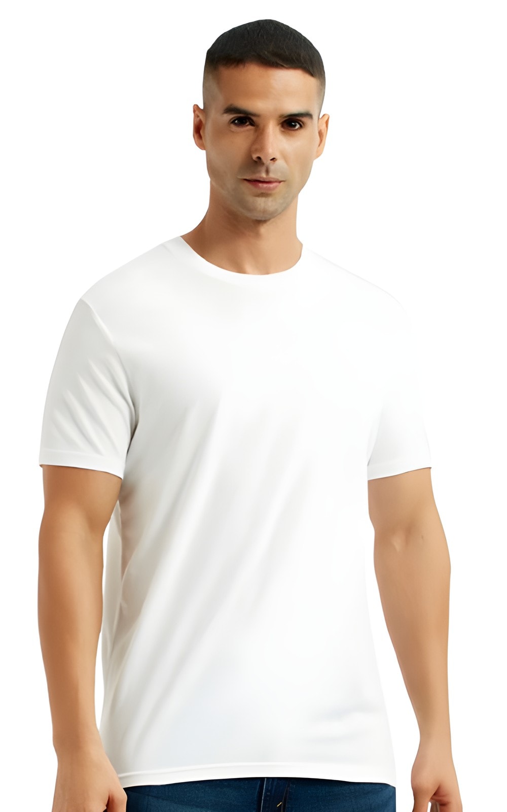 Levis Crew Neck - White — corporate gift with your logo | ZYFTT