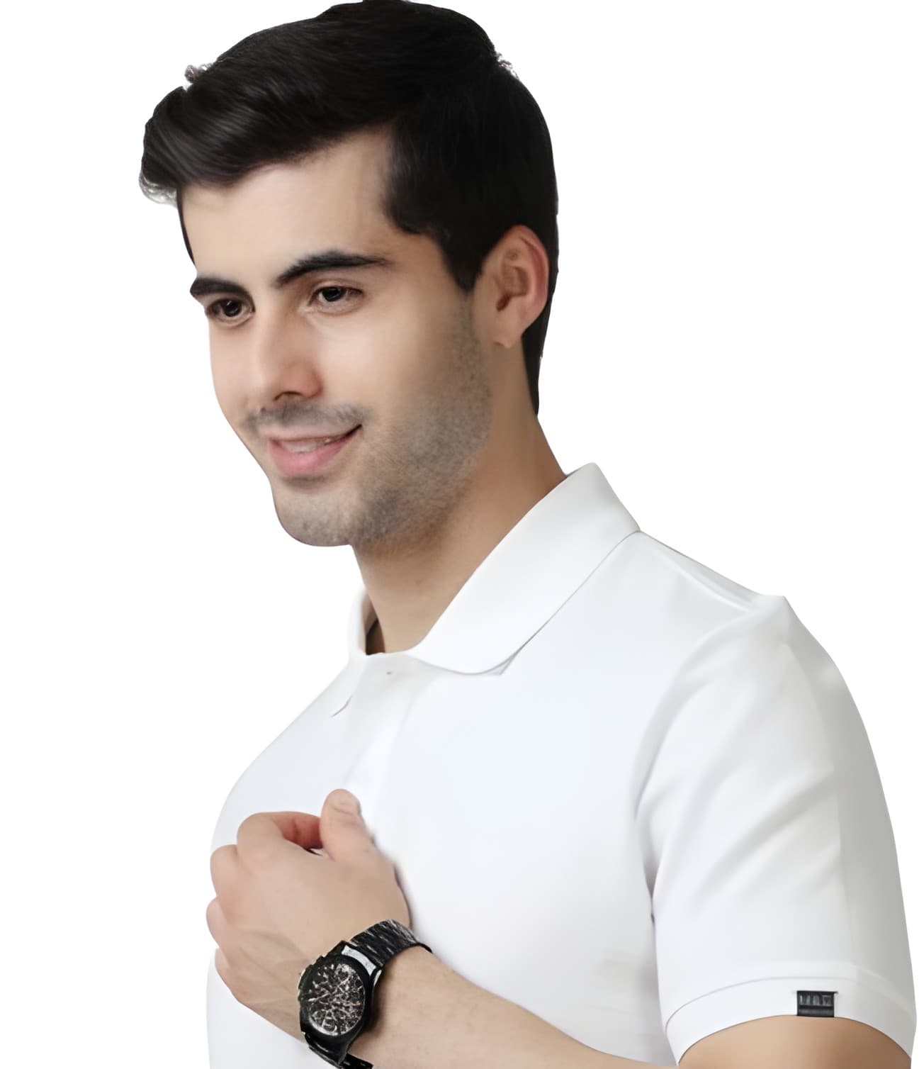M&S Polo - White, Sea Blue, Black, Navy Blue, Petrol, Berry, Grey