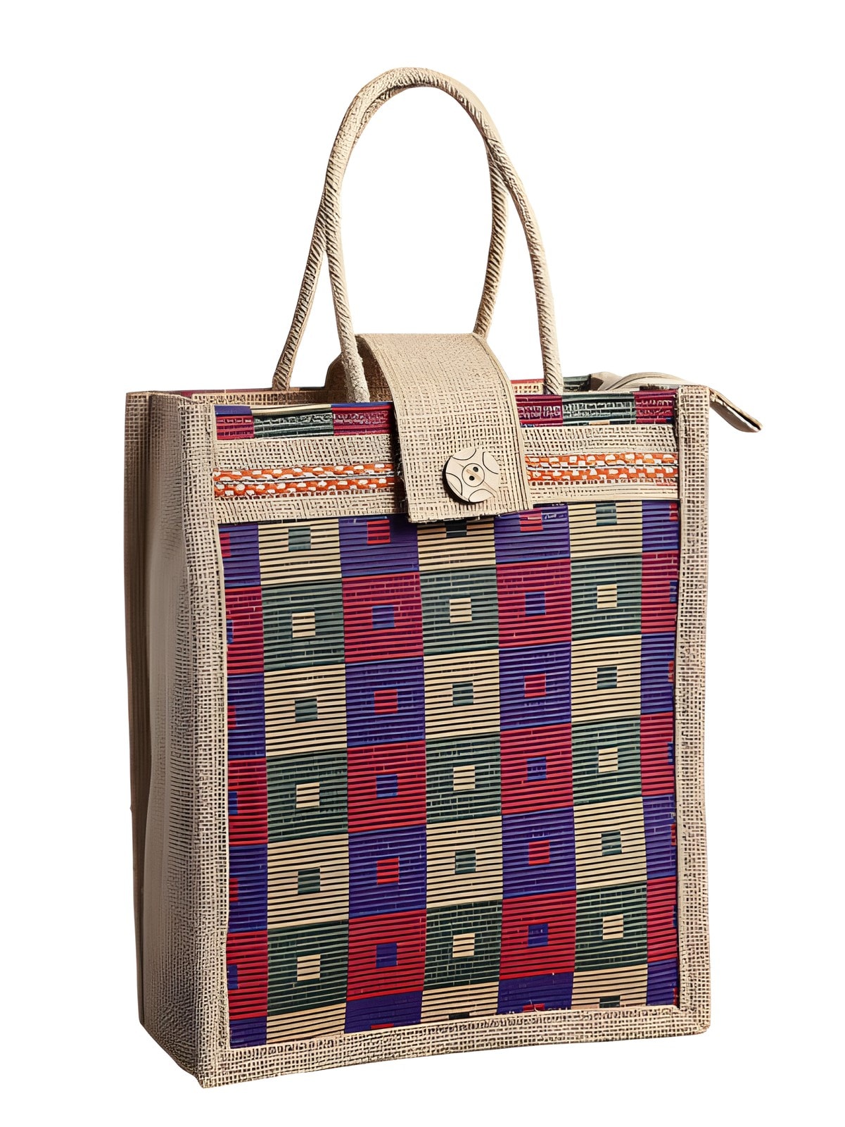 Printed 2.5 Kg Handcrafted Jute Bag — corporate gift with your logo | ZYFTT
