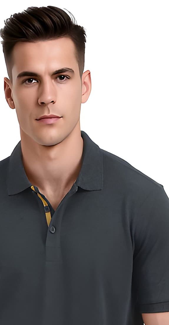 UCB PC Polo - Charcoal, Red, White, Yellow, Grey Melange, Navy Blue & Black alternate