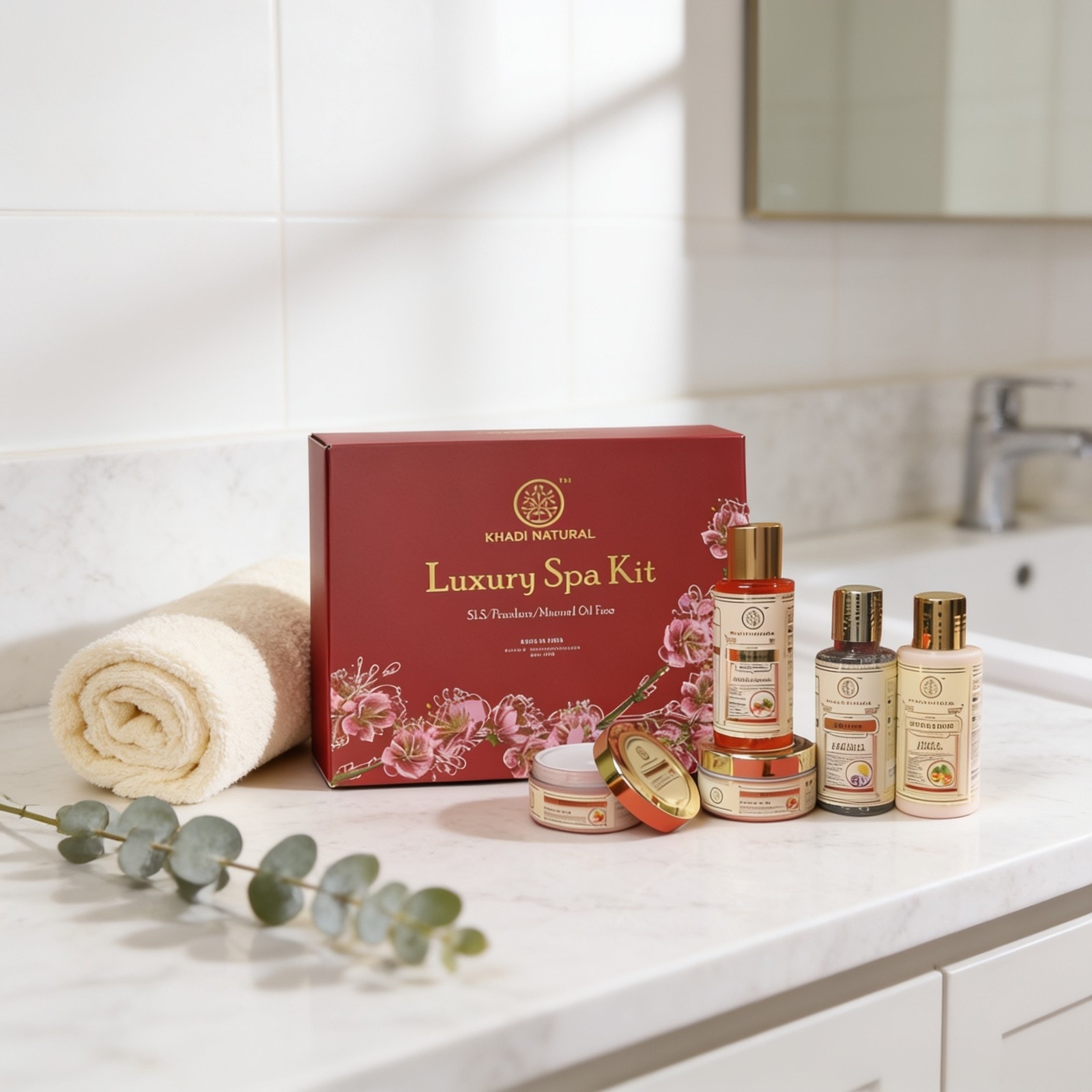 Khadi Natural Luxury Spa Kit — corporate gift with your logo | ZYFTT