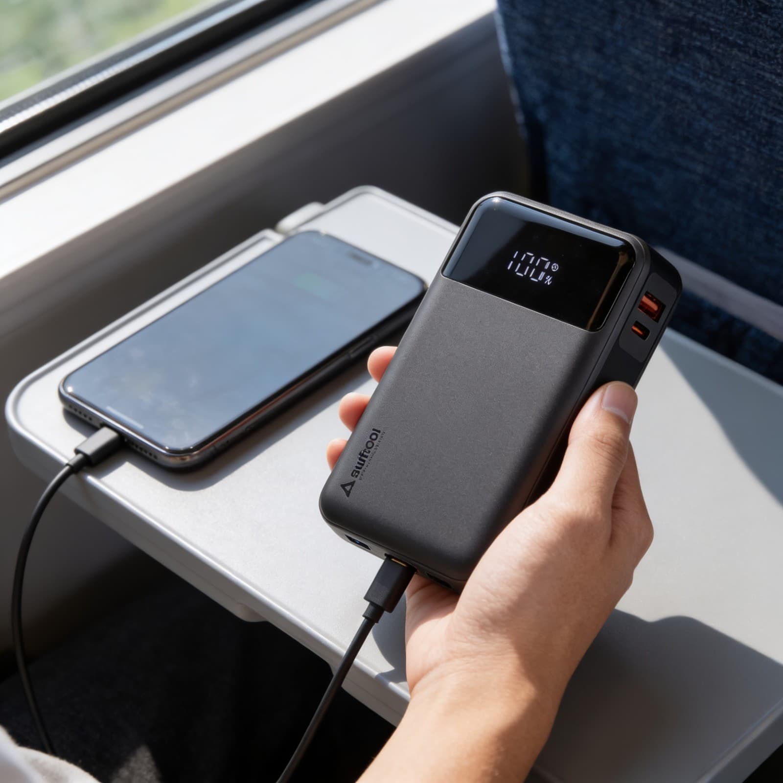 StuffCool Giga Smallest Laptop Charging 20000 mAh 65W Powerbank EK1710 alternate