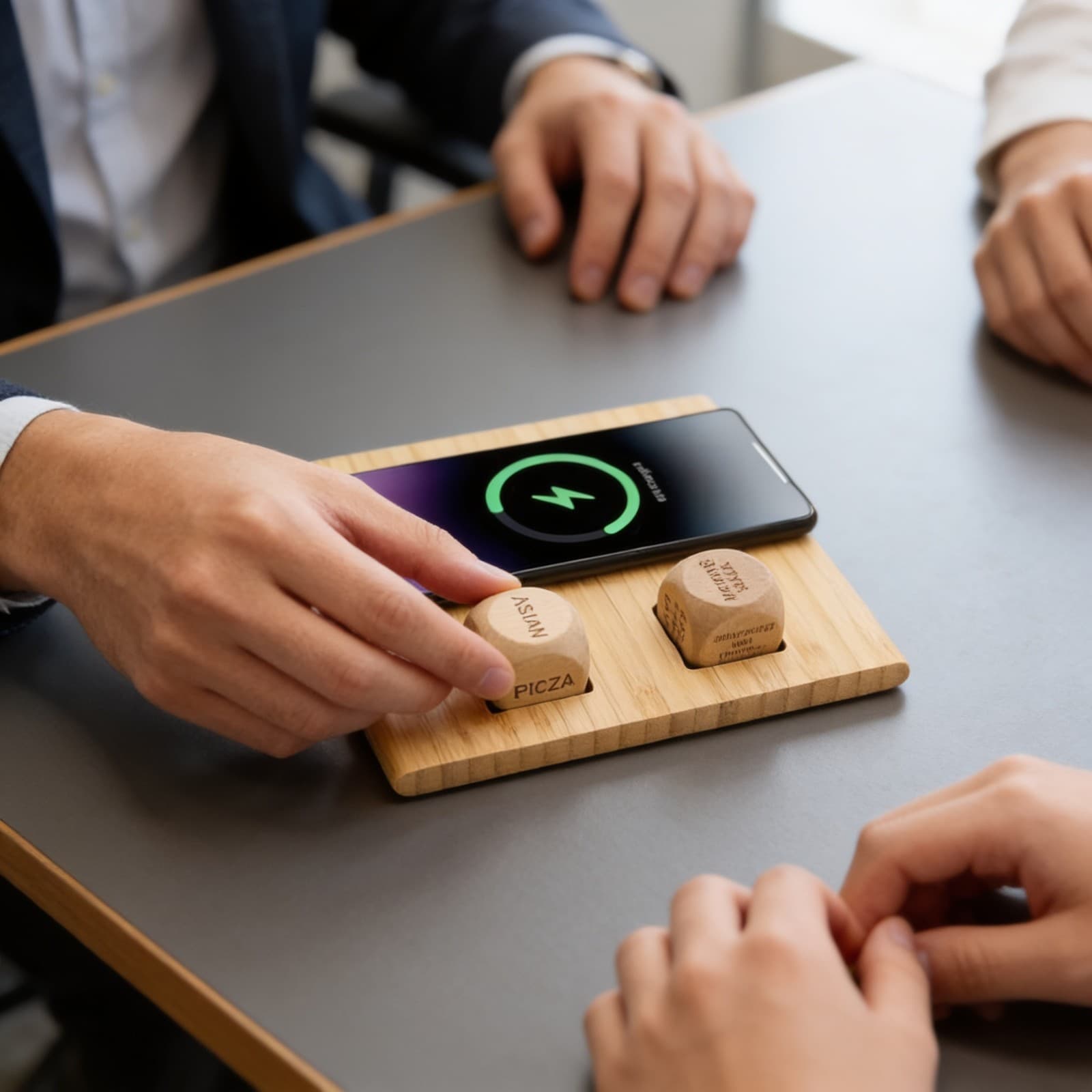 EcoToss Decision Dice With 15W Wireless Charger MT628 alternate