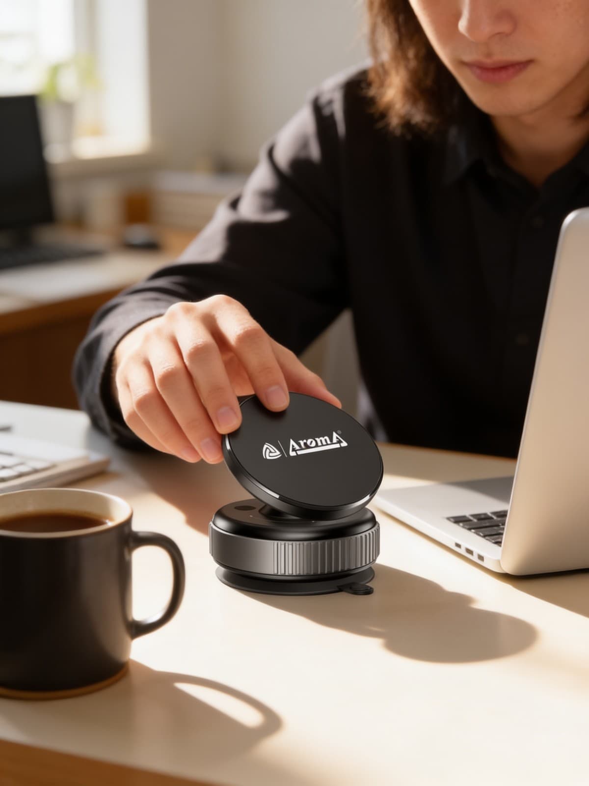 Aroma Magnetic Rotating Phone Stand (CS201) EK4005 alternate