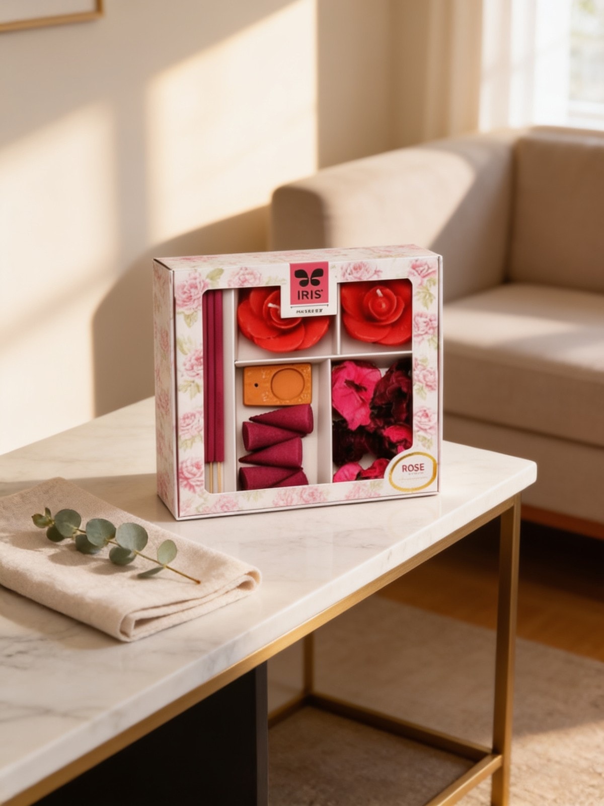 IRIS Rose Fragrance Gift Set — corporate gift with your logo | ZYFTT