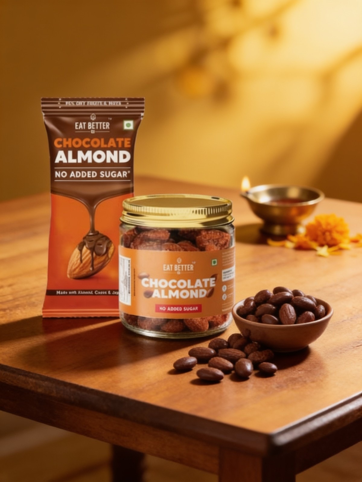 Eat Better Co Chocolate Almonds (40g) — corporate gift with your logo | ZYFTT