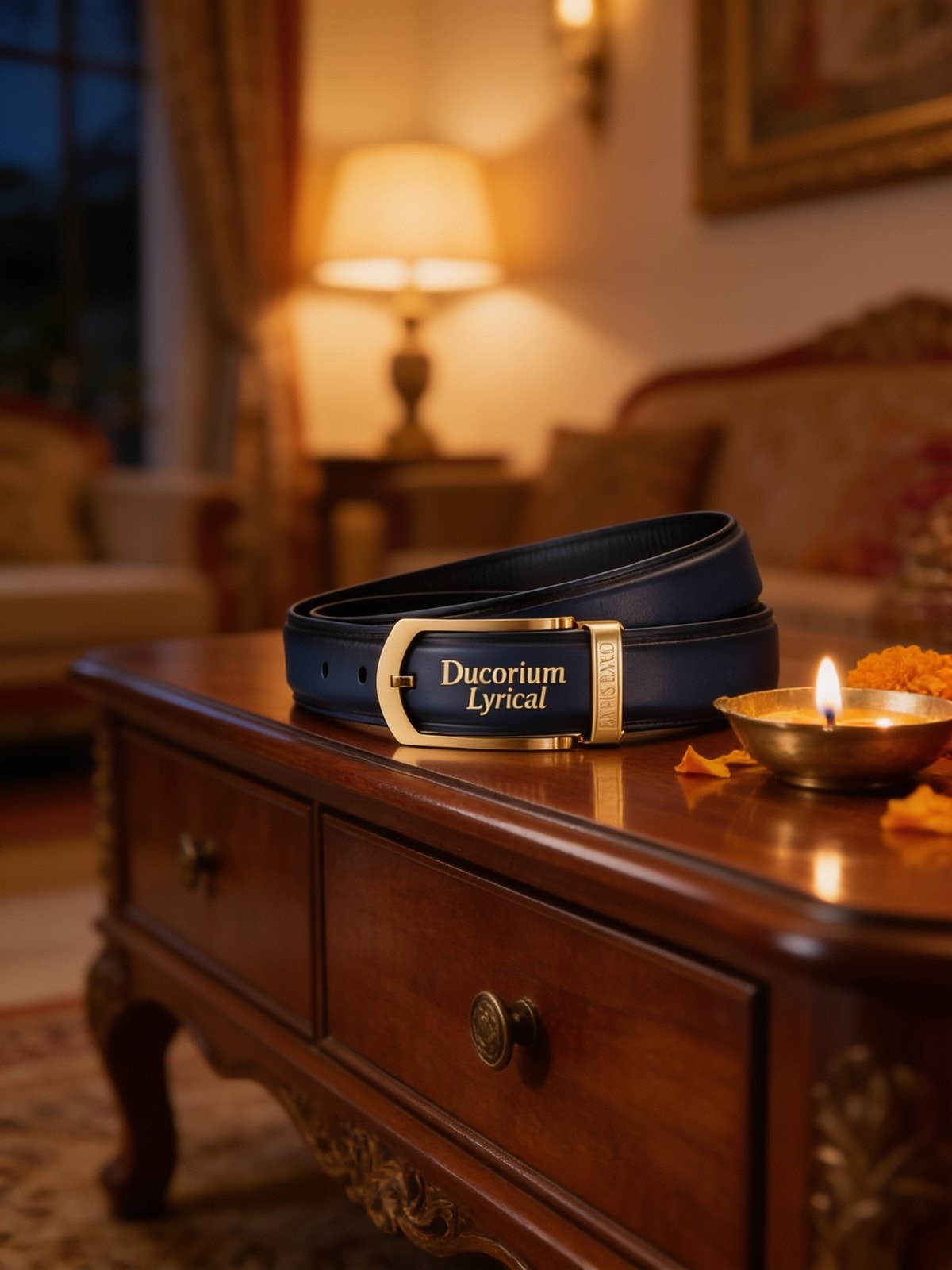 Ducorium Lyrical Leather Belt — corporate gift with your logo | ZYFTT