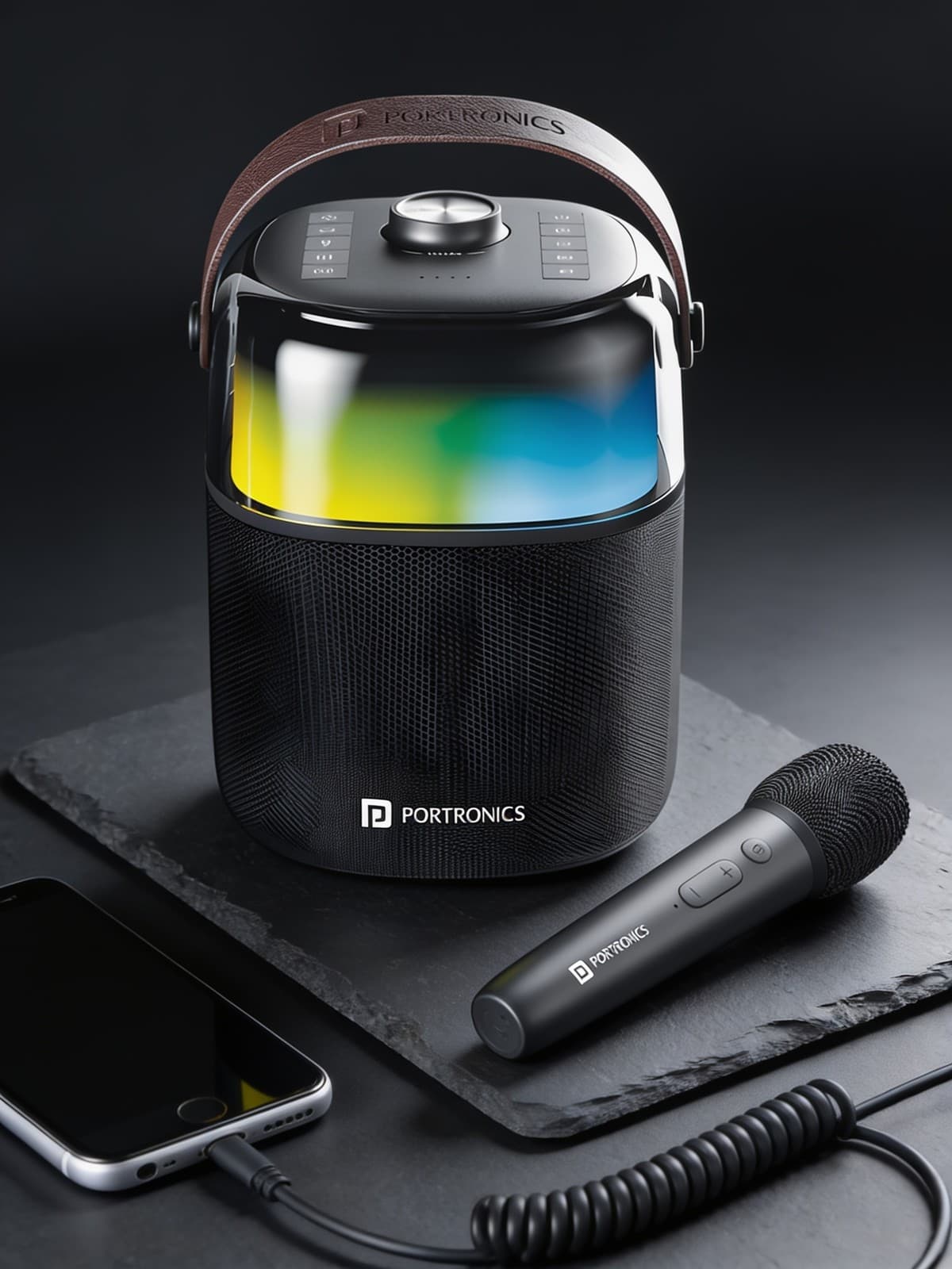Dash 4 50W Wireless Bluetooth Party Speaker With Karaoke Mic